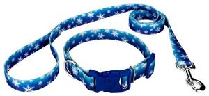 Deluxe Winter Wonderland Dog Collar and Leash