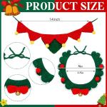 Cute Holiday Bowtie Collars for Cats and Dogs