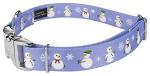 Country Brook Petz Festive Snowman Dog Collar Leash Set