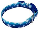 Deluxe Winter Wonderland Dog Collar and Leash