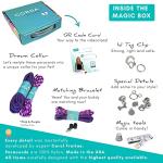 Matching Dog and Owner Bracelet Kit in Pink Purple