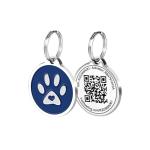 QR Code Pet ID Tag for Dogs and Cats