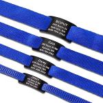 Personalized Slide-On Pet ID Tags, Stainless Steel
