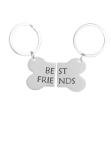 Matching Dog Bone Keychains for Best Friends