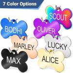 Personalized Stainless Steel Pet ID Tags, 8 Lines