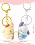 Matching Couple Keychains for Pet Lovers
