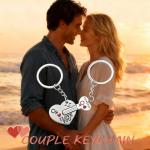 Matching Heart Keychain Set for Couples