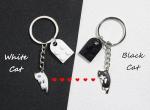 Cute Cat Halloween Keychain for Pet Lovers