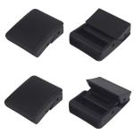 4-Pack Black Plastic Buckles for Pet Collars