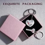 Matching Heart Keychain Set for Couples