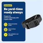 Adjustable PetSafe Replacement Collar Strap - Black