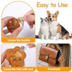 Pet Love Keychain Set - Hair Keepsake for Remembrance