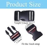 4 Pack Adjustable Quick Release Buckles for Pets