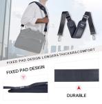 Adjustable Soft Shoulder Straps for Bags, Black