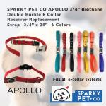 Apollo Waterproof Adjustable E-Collar Replacement Strap
