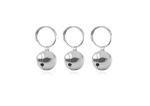 SkyPia 3 Pack Stainless Steel Pet Collar Bells