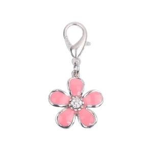Bling Rhinestone Flower Pendant for Pets