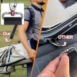 Adjustable Soft Shoulder Straps for Bags, Black