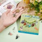 Colorful Gemstone Pet Collar Charms - 12 Pieces