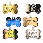 Custom Engraved Stainless Steel Dog ID Tag
