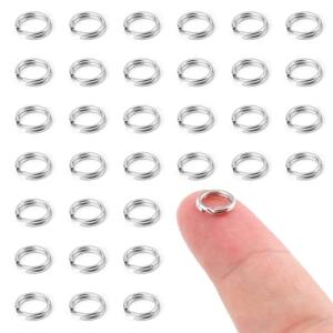 30pcs Stainless Steel Split Rings for Pet Tags