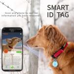 2-Pack Smart QR Code Dog ID Tags
