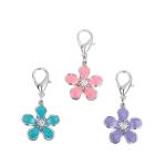 Bling Rhinestone Flower Pendant for Pets