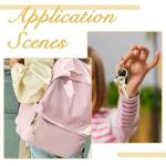 20PCS Cute Bee Keychains for Pets and Bags