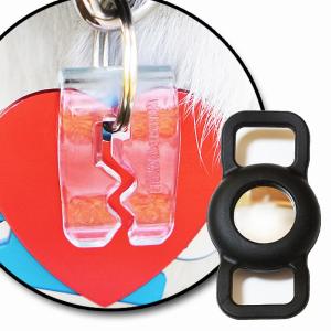 SilenTags Dog Tag Silencer with Air Tag Holder