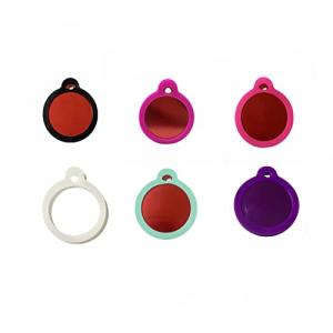 Personalized 6 Pack Silicone Dog Tags - Lightweight