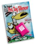 Pink Pet Tag Silencer for Quiet Adventures