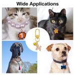 Colorful Pet Collar Pendant Charms - 12 Pack