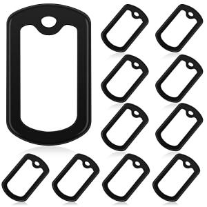 10 Pack Silicone Dog Tag Noise Silencers