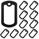 10 Pack Silicone Dog Tag Noise Silencers