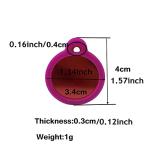 Personalized 6 Pack Silicone Dog Tags - Lightweight