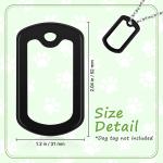 10 Pack Silicone Dog Tag Noise Silencers