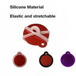 Personalized 6 Pack Silicone Dog Tags - Lightweight