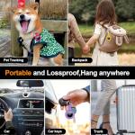 2-Pack Waterproof Airtag Holder Cases with Keychain