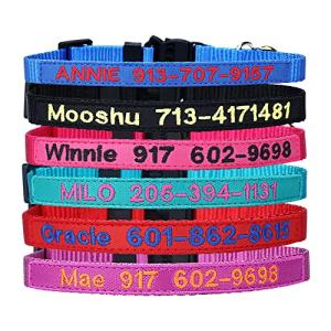 Personalized Breakaway Cat Collar with Custom ID