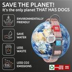 WAUDOG Reflective Eco-Friendly Dog Collar with QR Tag