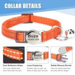Personalized Reflective Cat Collar with ID Tag