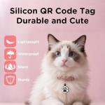 Personalized QR Code Dog Tag for Large Breeds