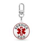 Durable Service Dog ID Tag - Silver Accessory