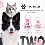 Personalized Waterproof Silicone Pet ID Tags