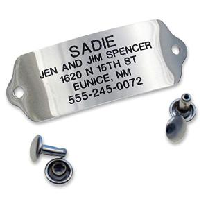 Personalized Silent Pet ID Tag for Cats & Dogs