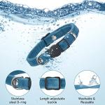 Soft Adjustable Puppy Collars with ID Bands, 12 Pack