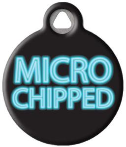 Personalized Microchipped Pet ID Tag for Dogs & Cats