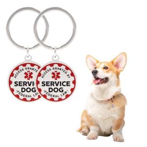 ESA Dog Tags for Dogs - Double Sided Metal