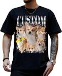 Personalized Dog Shirt with Custom Faces Design