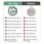 Custom Engraved Stainless Steel Pet ID Tags